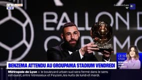 Karim Benzema attendu au Groupama Stadium ce vendredi pour présenter son Ballon d'or