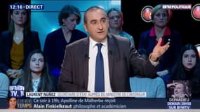 Laurent Nunez fustige "les hordes de sauvages" qui ont attaqué un fourgon de police ce samedi à Lyon