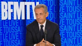 Nicolas Sarkozy sur BFMTV le 13 septembre 2023.