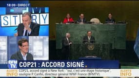 COP21, accord signé à New York: "C'est une étape historique", Pascal Canfin