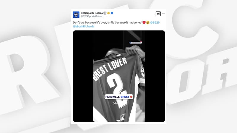 "No more Brest": l'émouvant adieu de CBS Sports Golazo aux Brestois (avec tout de même une dernière blague)