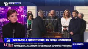 Najat Vallaud-Belkacem (ancienne ministre des Droits des femmes), sur l'IVG dans la Constitution: "Il faut vraiment mesurer l'importance de cette nouvelle garantie apportée au droit à l'IVG"