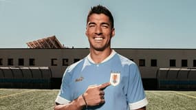Luis Suarez avec le maillot de la sélection uruguayenne, 30.05.2022