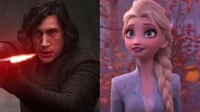 Kylo Ren de "Star Wars" et Elsa de "La Reine des Neiges 2"