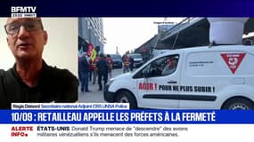 Blocages du 10 septembre: "C'est une manifestation qui est quand même très à risque", confie Régis Debord, secrétaire national adjoint CRS UNSA Police 