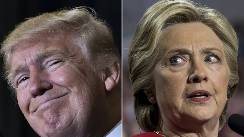 Hillary Clinton et Donald Trump sont au coude à coude