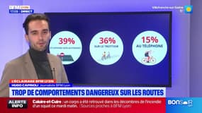 L'éclairage de BFM Lyon: trop de comportements dangereux sur les routes