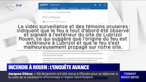 Incendie à Rouen: l'enquête avance