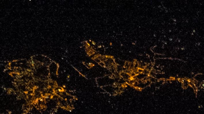 Une autre vue de Rome prise de l'ISS. Une autre vue de Rome prise de l'ISS.