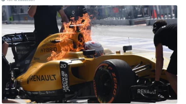 Capture écran du fil Twitter de Kevin Magnussen