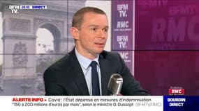 Le ministre délégué aux Comptes publics, Olivier Dussopt, était l'invité ce mardi de Jean-Jacques Bourdin sur BFMTV et RMC. Sur la taxe d'habitation il déclare,  Au mois d'octobre, 80% des Français n'en payent plus".