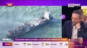 Collision mer du Nord : le capitaine arrêté est russe 