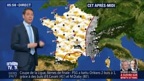 Beaucoup de pluie à l'est et de la neige attendue en altitude ce mercredi