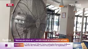 Travailler sous 40°C, un défi pour de nombreux métiers 