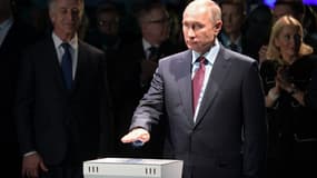 Vladimir Poutine à Sabetta en Russie, le 08 décembre 2017