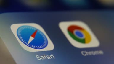 Les navigateurs Safari et Chrome.