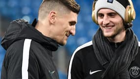 Thomas Meunier et Adrien Rabiot 