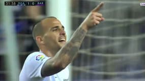 Sandro, l'attaquant de Malaga formé au Barça