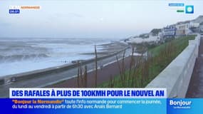 Normandie: des rafales à plus de 100 km/h attendues mercredi, plusieurs bains du Nouvel an annulés
