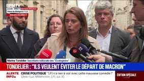 Consultations menées par Sébastien Lecornu: "Il veut tout faire pour éviter une dissolution", affirme Marine Tondelier