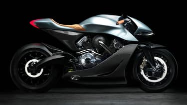 Aston Martin a dévoilé sa première moto ce mardi, en collaboration avec Brough Superior, au salon EICMA de Milan (Italie).