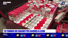 Lyon: 19 tonnes de cigarettes de contrebande saisies par les douaniers
