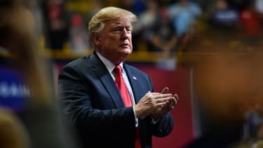 Donald Trump lors d'un meeting le 4 novembre 2018 dans le Tennessee.