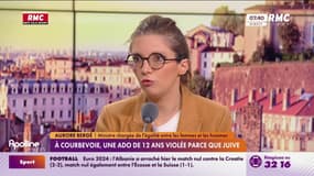 "C'est la quintessence de beaucoup de choses qui dysfonctionnent", avoue Aurore Bergé, à propos du viol de la jeune fille juive à Courbevoie