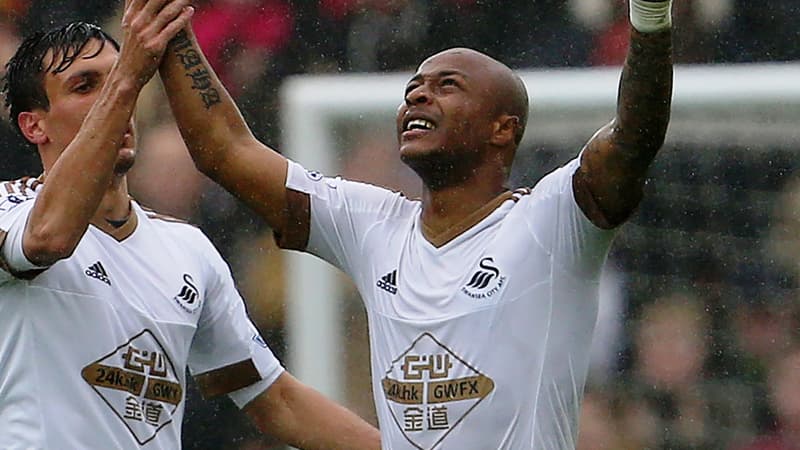 André Ayew sous le maillot de Swansea