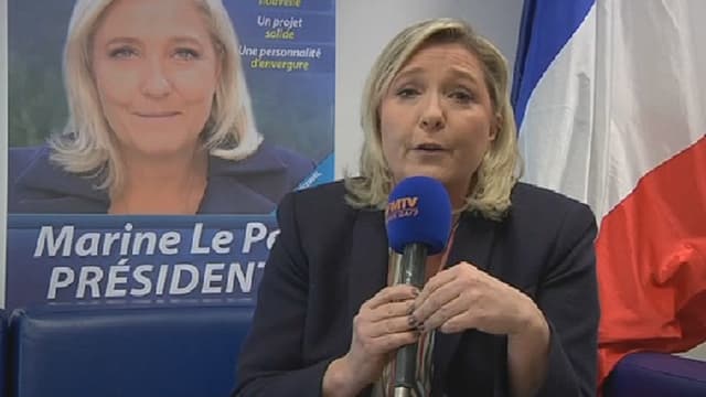 Marine Le Pen, présidente du Front national.