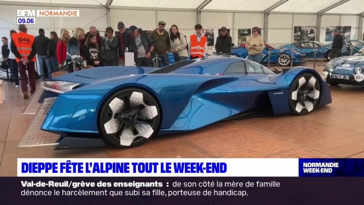 Pub Alpine tournée à Dieppe avec le Stig : la vidéo est sur