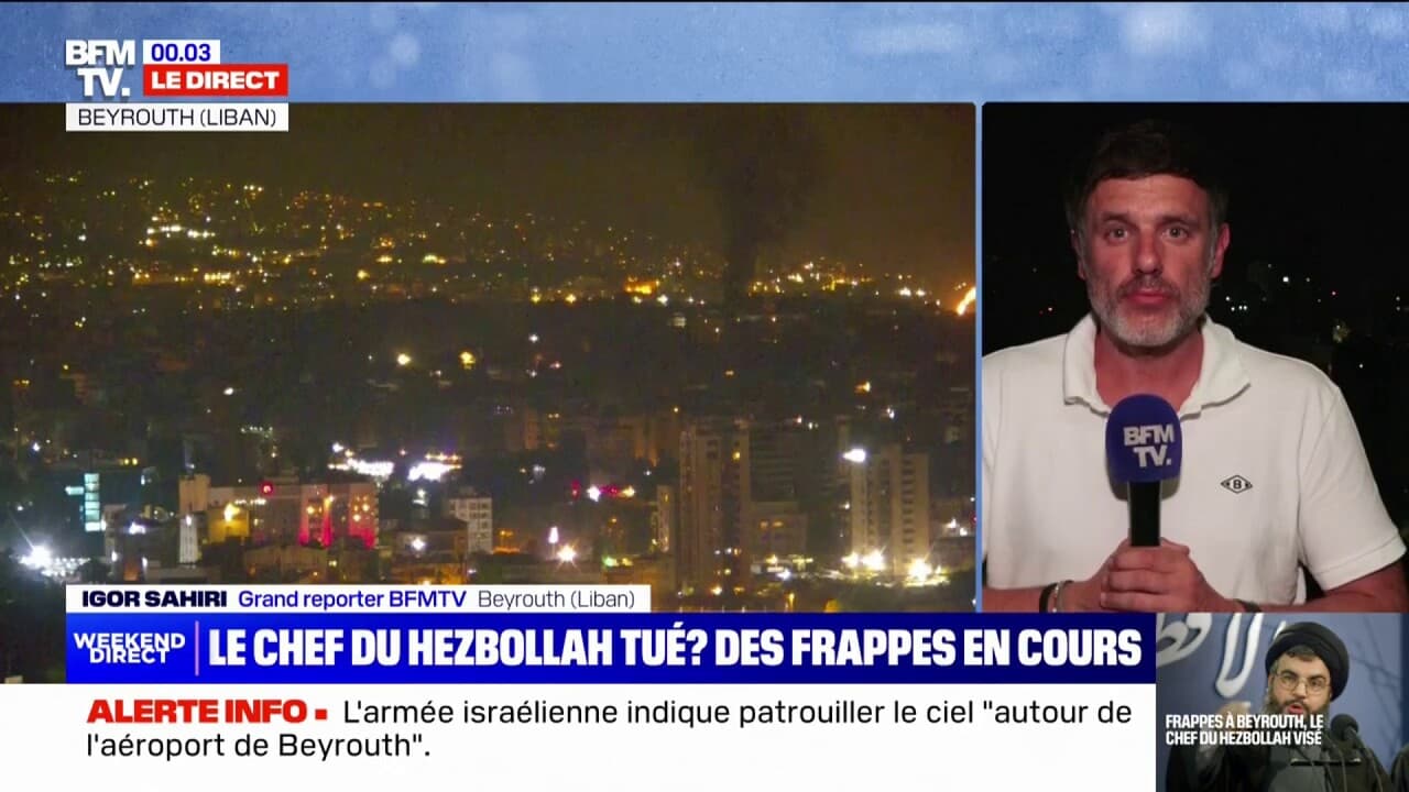 Deuxième raid aérien de l'armée israélienne au sud de Beyrouth (1/1)