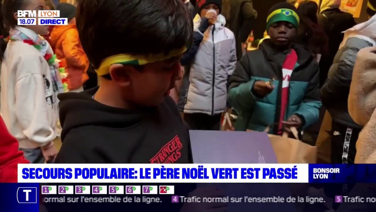 Secours populaire le Père Noël vert est passé