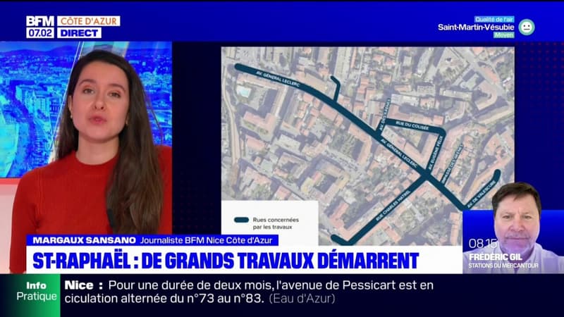 Saint-Raphaël: un chantier de grande envergure jusqu'au 31 mai