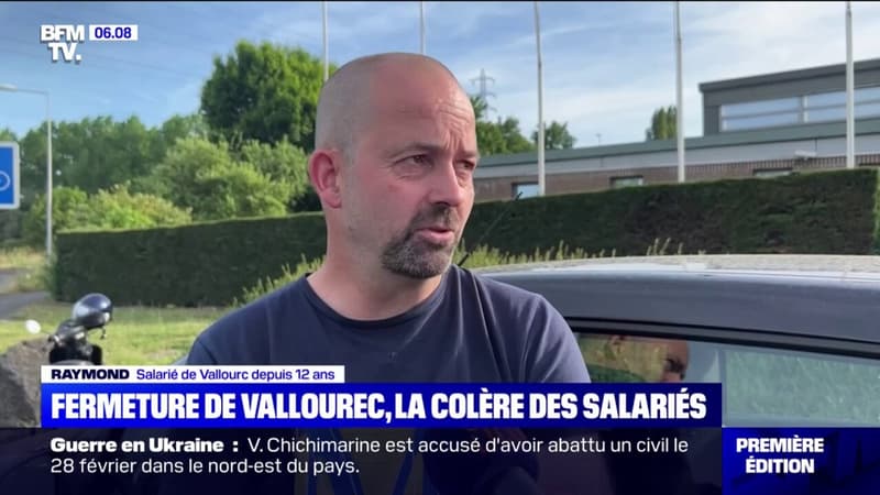 La colère des salariés après l'annonce de la fermeture de l'usine Vallourec dans le Nord