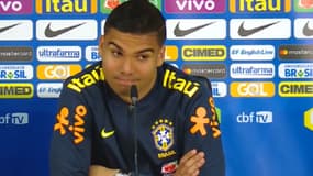 Casemiro en conférence de presse