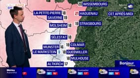Météo Alsace: des averses orageuses ce jeudi en Alsace, il fera 19°C à Strasbourg