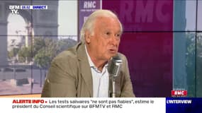 Jean-François Delfraissy, président du Conseil Scientifique, sur lest tests PCR: "Il faut fluidifier l'accès aux tests (...) proposer le test plus simplement et dépister massivement en cas de clusters"