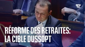 Réforme des retraites: la cible Dussopt