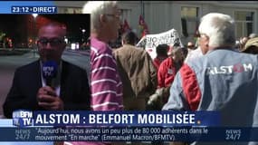Opération "ville morte" à Belfort: "C'est une preuve de solidarité vis-à-vis de tous les salariés d'Alstom", Damien Meslot