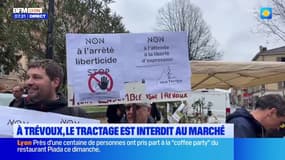 Trévoux: le tractage interdit au marché par un arrêté municipal