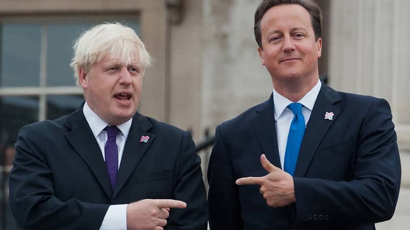 Boris Johnson et David Cameron (photo d'illustration)