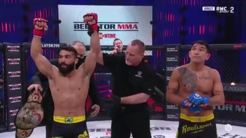 MMA: Pitbull endort Sanchez d’une magnifique guillotine et conserve son titre au Bellator 255