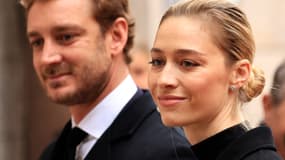 Pierre et Beatrice Casiraghi, le 23 janvier 2025 à Monaco.