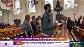 Incendie mortel en Alsace: le temps du recueillement