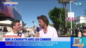 "On est ravis de faire l'émission en public": les moments marquants de Bertrand Chameroy au Festival de Cannes 