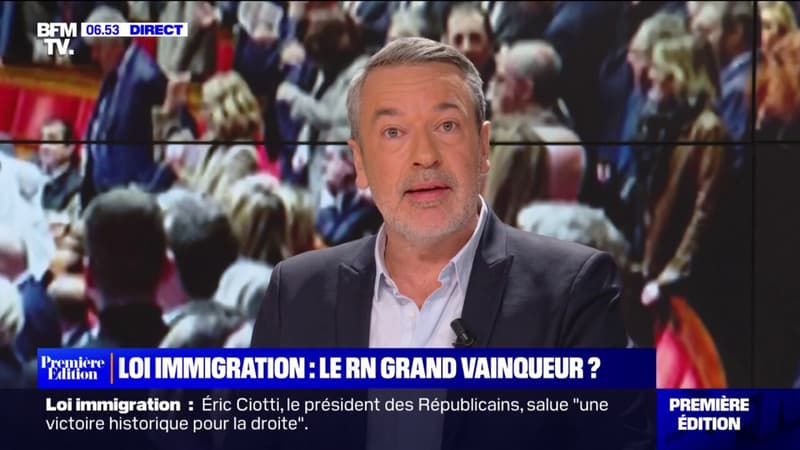 ÉDITO - Marine Le Pen grande gagnante après l'adoption de la loi immigration