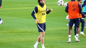 Rabiot à l'entraînement