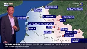 Météo Nord-Pas-de-Calais: un temps ensoleillé ce jeudi, jusqu'à 24°C attendus à Lille