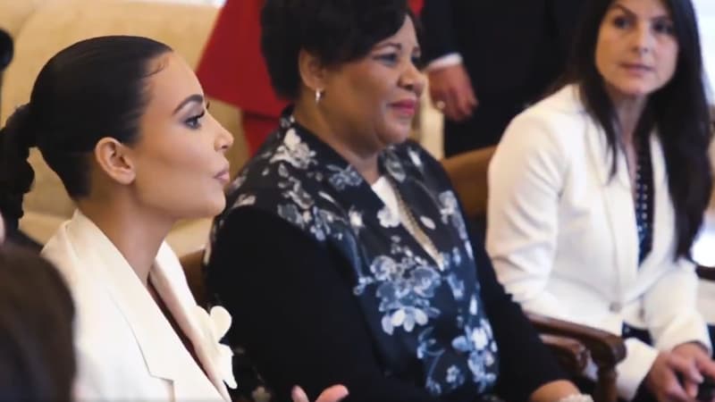 Kim Kardashian à la Maison Blanche